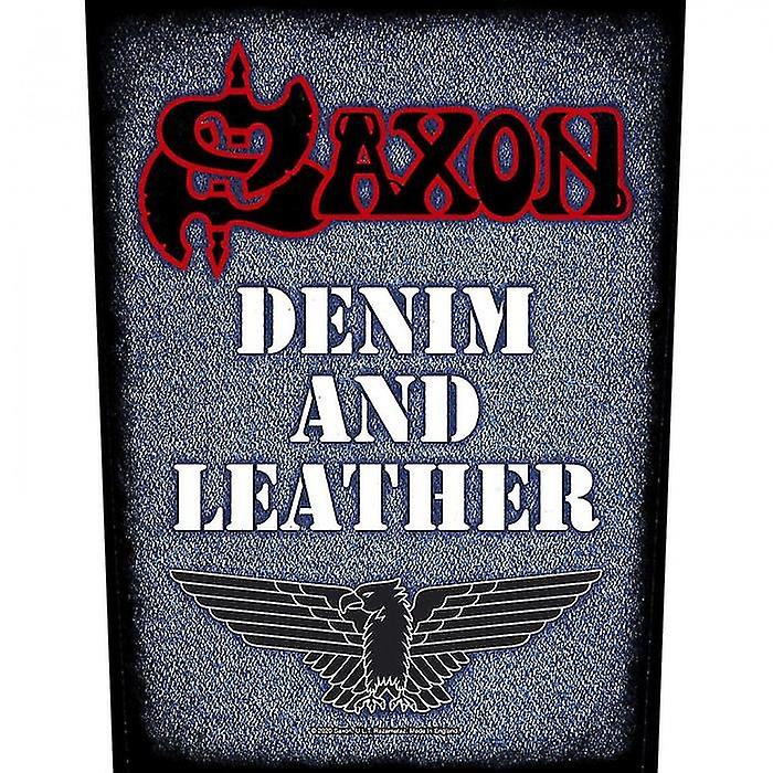 Saxon Denim And Leather Patch