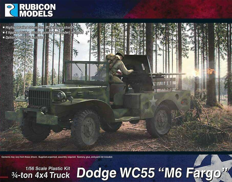 Rubicon RU-280102 Dodge WC55 1/56 plastic kit Historical Scale model