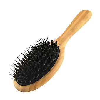 Boar Bristle Hair Brush Wooden Anti-static Detangle Brush Hair Scalp Massage Comb Air Cushion Styli