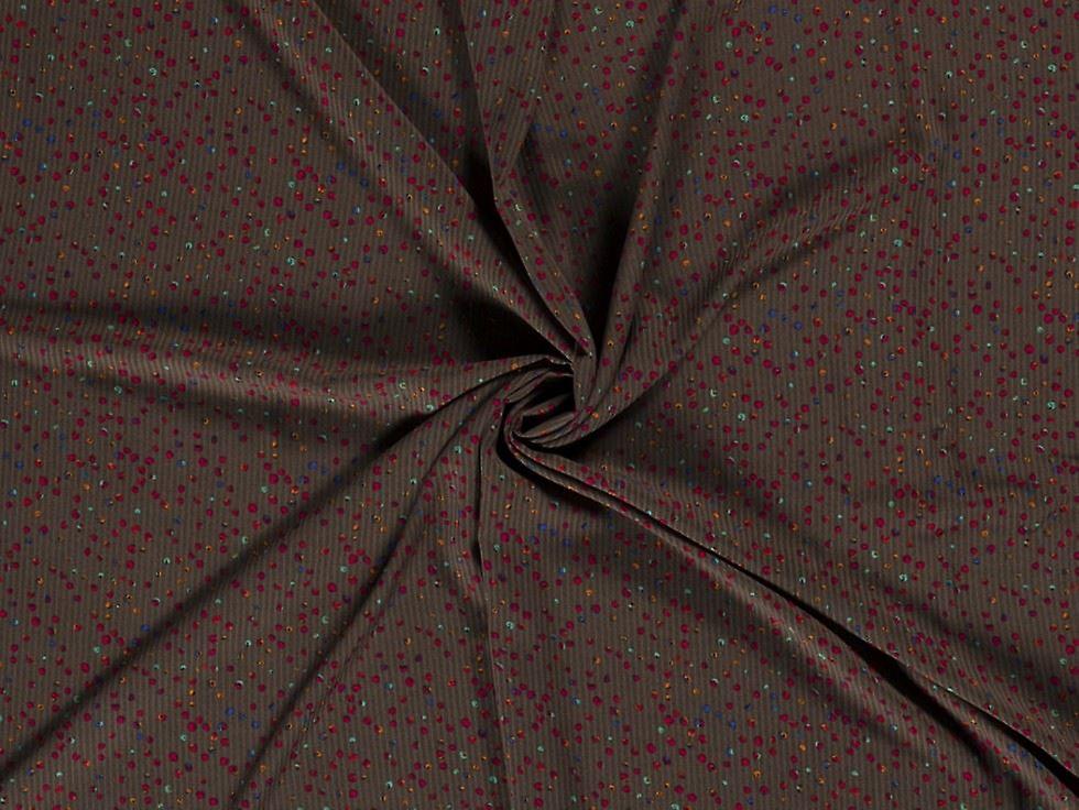 Minerva Sheer Chiffon Fabric Brown - per metre