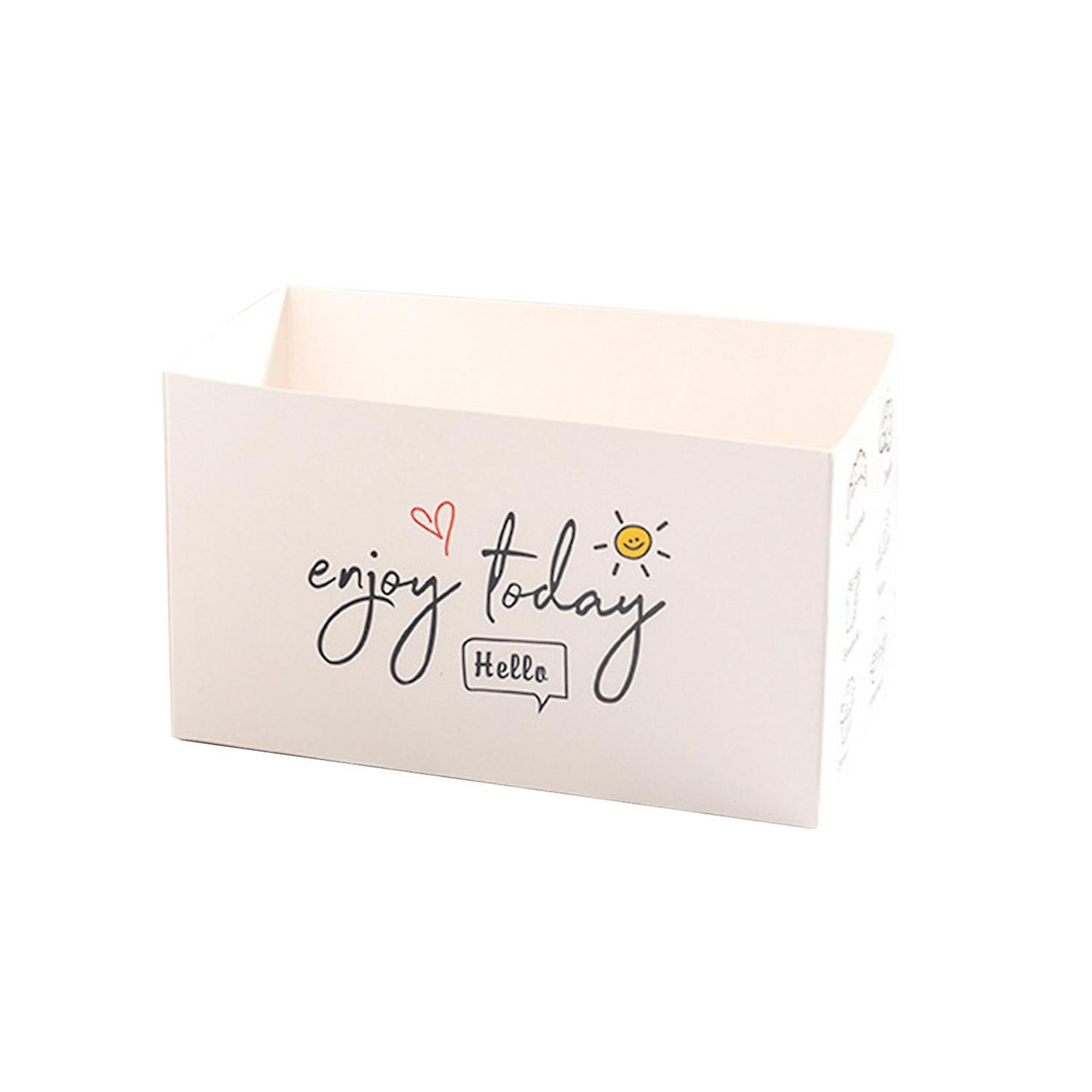 ZHOUBA 50Pcs Various Patterns Sandwich Boxes Packaging Take Out Paper Food Containers for Restaurant