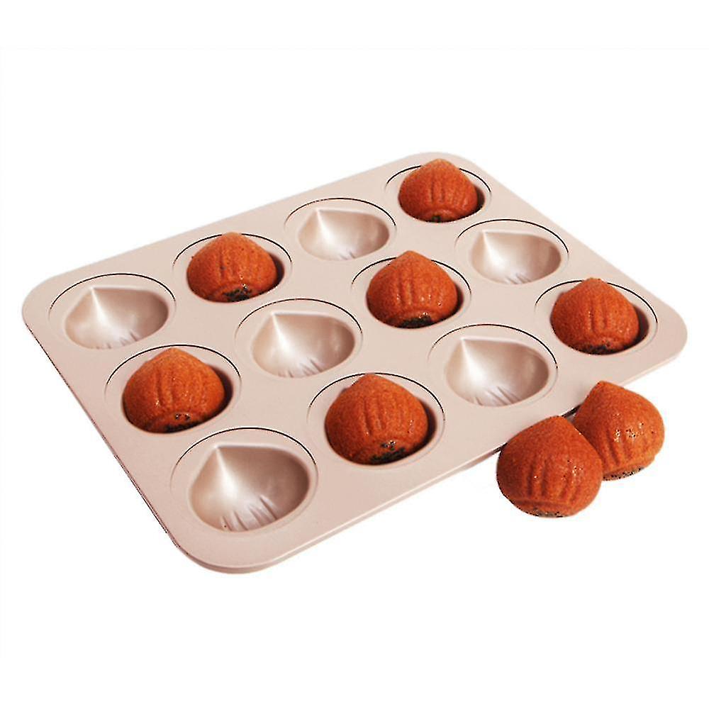 Kakformar Formar Kastanj Form 12 hålighet Madeleine Muffin Tårta Bakform