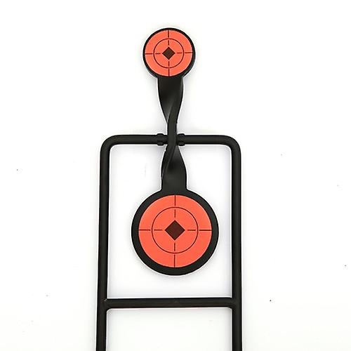Double Spinner Auto Reset Shooting Target Guide Gear Steel Targets for Handguns