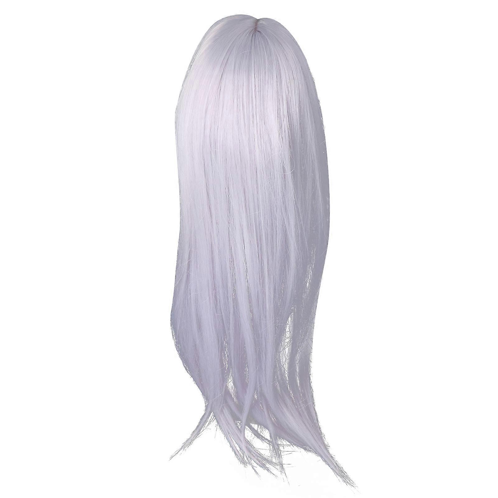 1/3 Ball Jointed Doll Wig Centre Parting Soft High Temperature Silk Easy Styling Ball Jointed Doll Wig for Kids Adult Blue