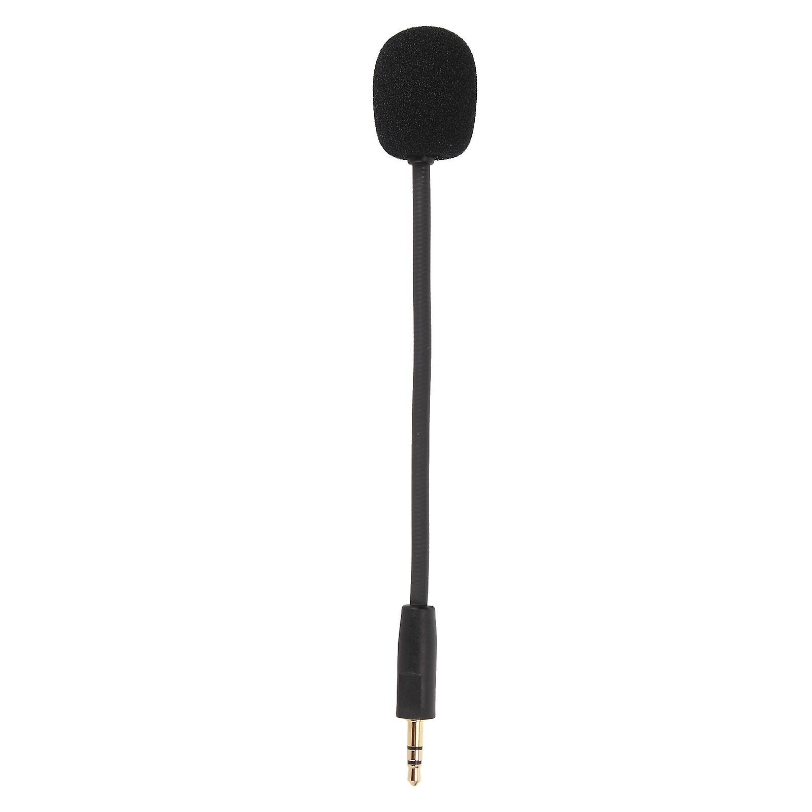 Microphone de jeu de remplacement 3,5 mm à réduction de bruit avec bras amovible pour Kingston Hyper X Cloud Orbit S
