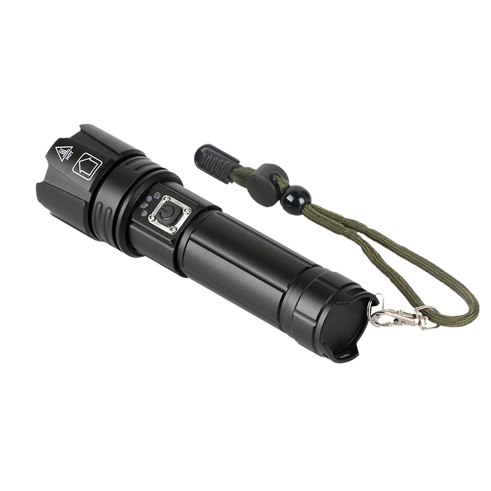 Tactical LED Flashlight Zoomable Light Camping Short