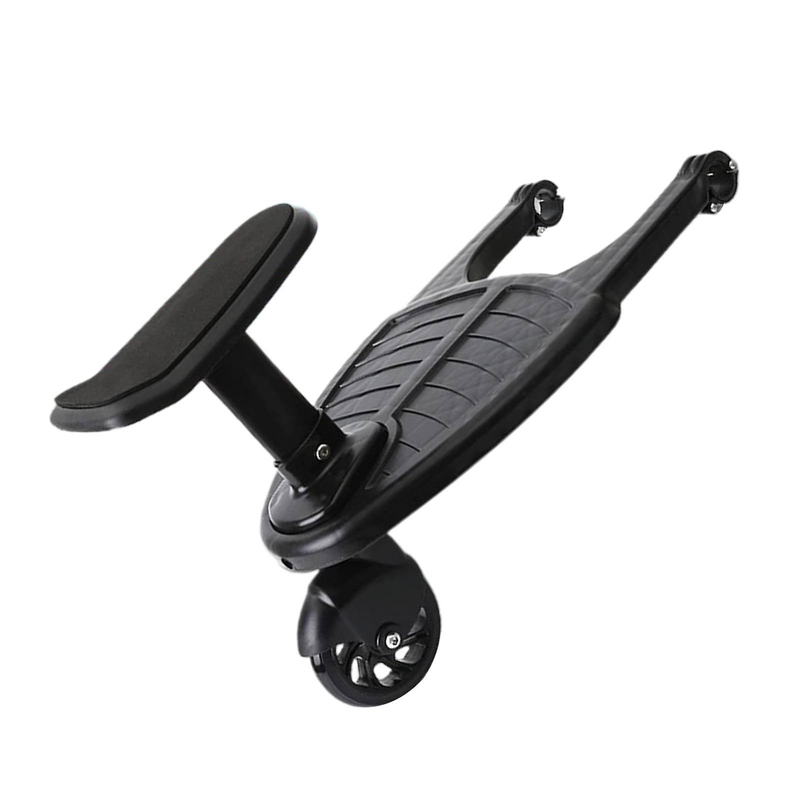 Stroller Wheeled Board Stroller Ride On Board with Saddle Seat Child  Stroller Attachment Fit for Most Prams Holds Children Up to 55lbs
