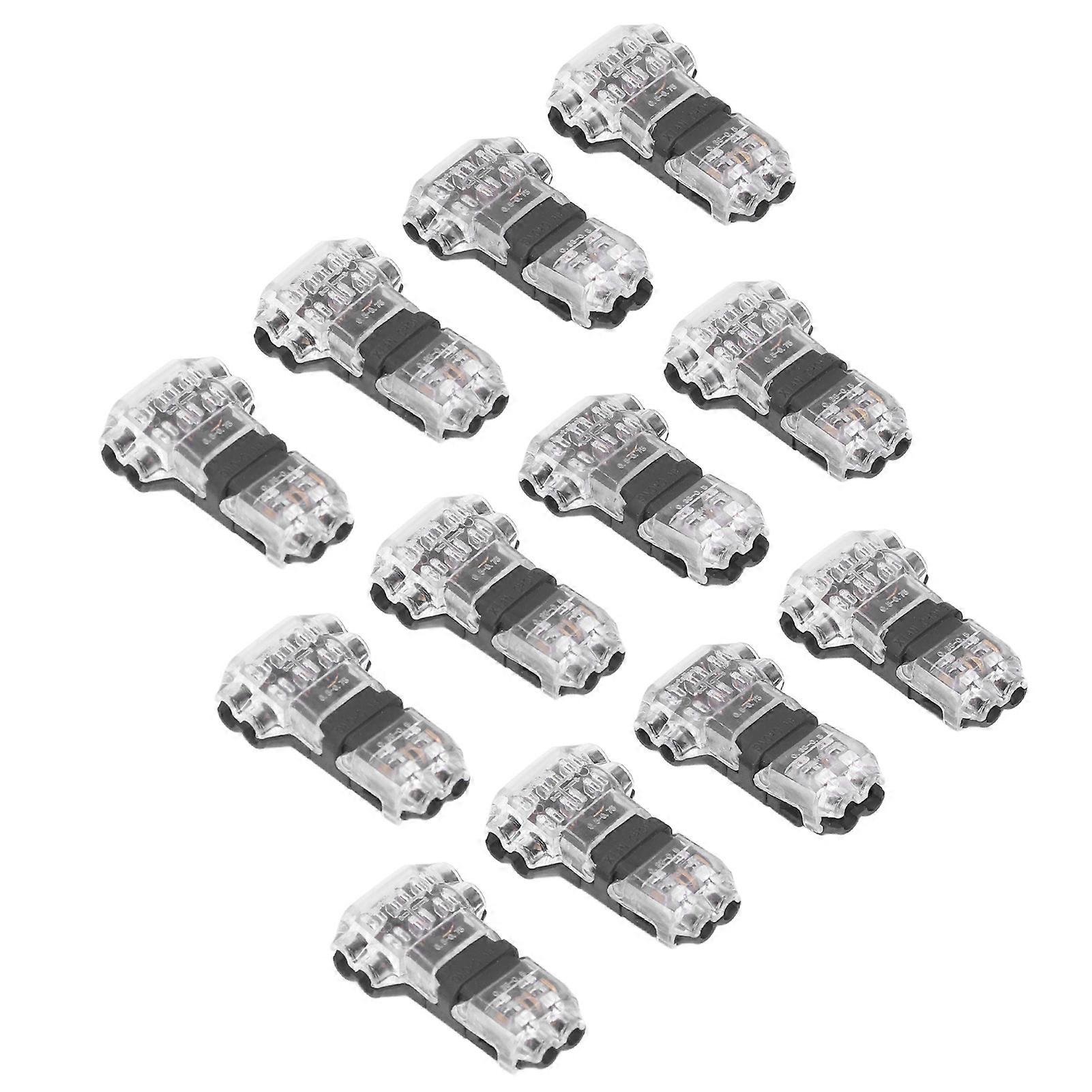 12pcs Low Voltage T Tap Connectors 3 Way Wire Connector Quick Solderless Wire Splice Connector for Car