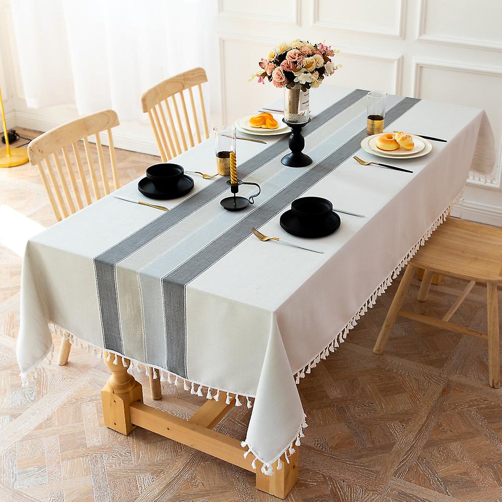 Rectangular Table Cloth for Dining Room Kitchen Decor,140cm x 260cm,Elegant Cute for Kitchen Table Decoration