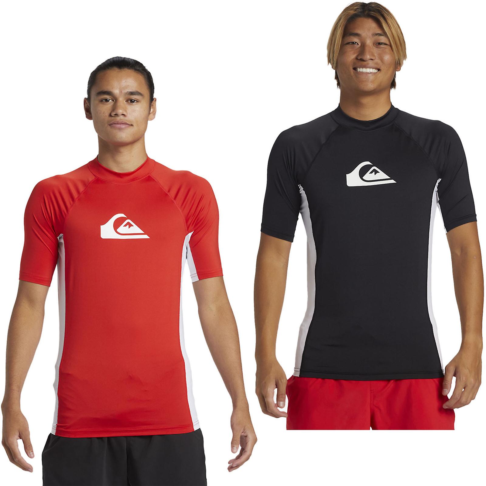 Quiksilver 男士日常短袖紫外线防护冲浪冲浪防晒背心