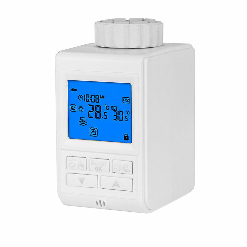 Smart Programmable Thermostat Heater Temperature Controller Heating Accurate Battery Powered Trv Thermostatic Radiator Valve Controller