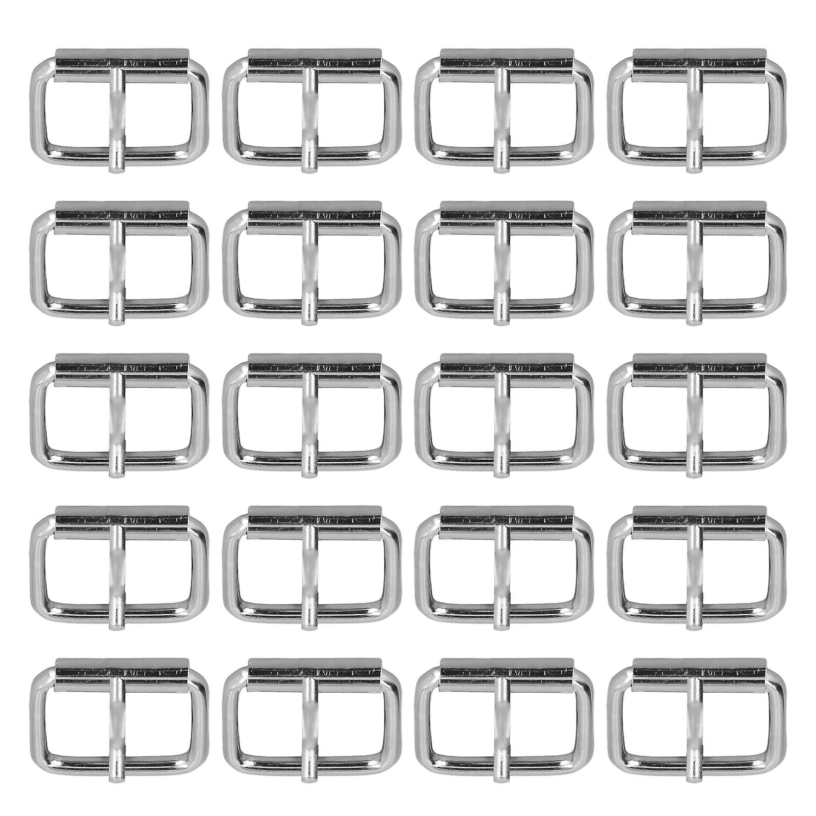 20Pcs Belt Buckles Bright Color Glossy Surface Sturdy Durable Fadeless Wide Application Metal Buckle4.5mm