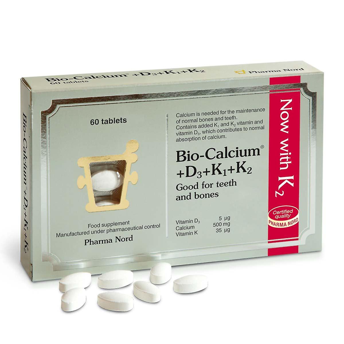 Pharma Nord Bio-Calcium+D3+K1+K2 500mg - 60 Tablets