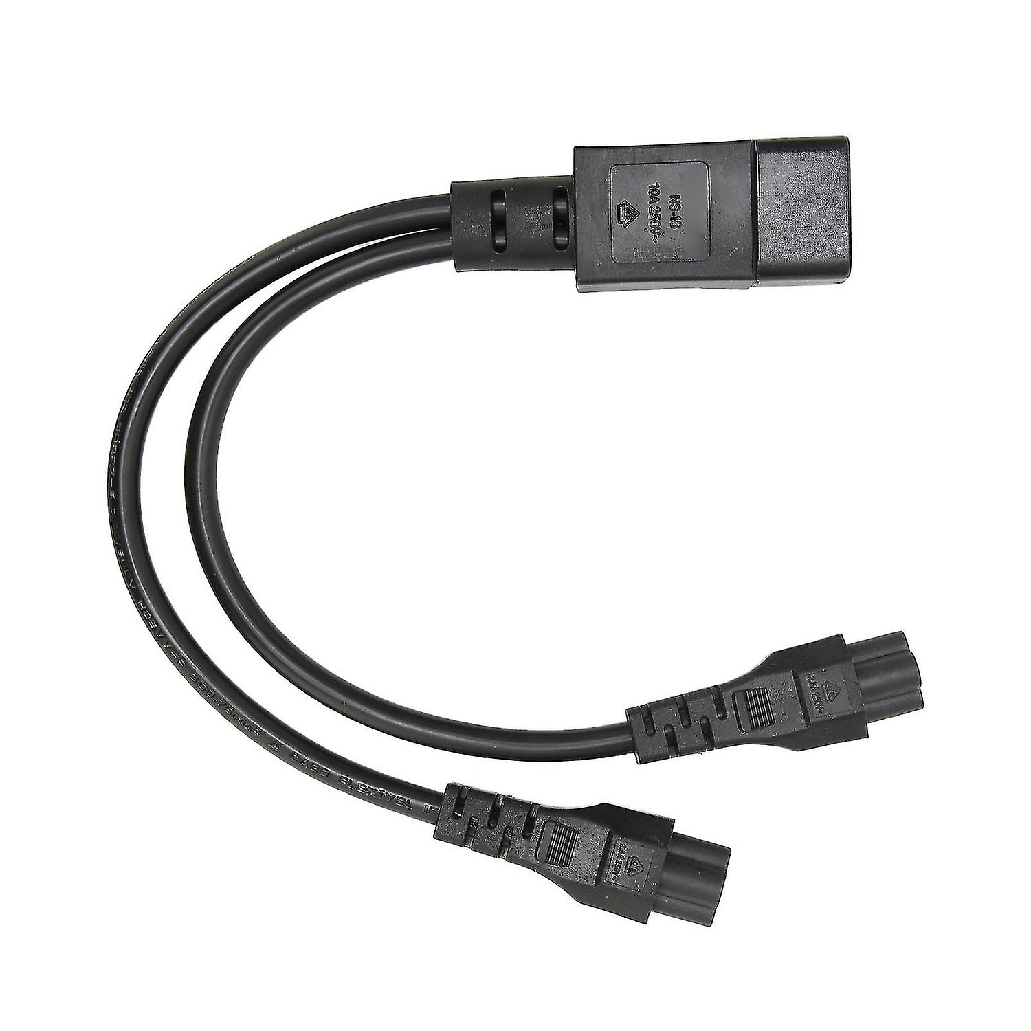 Câble Splitter IEC320 C14 Vers Double C15 – Neuf, Pour Alimentation Sécurisée