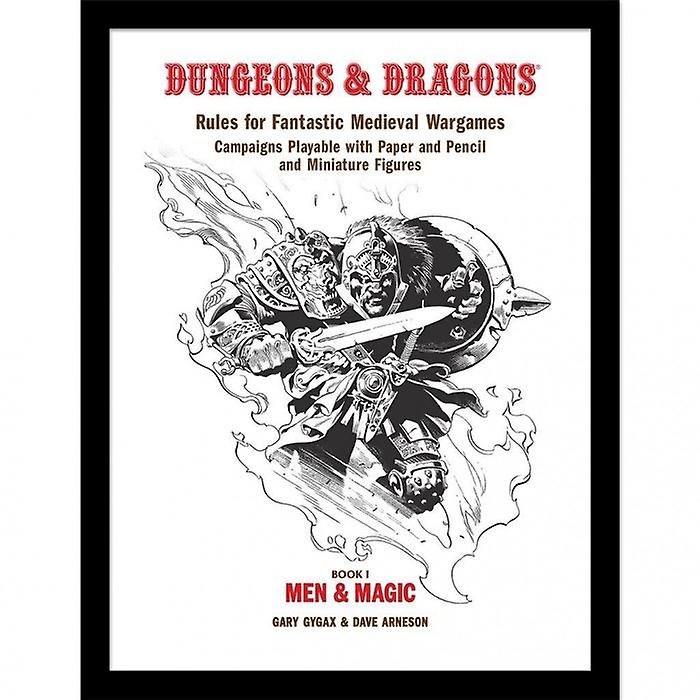 Dungeons & Dragons Men & Magic Affiche encadrée