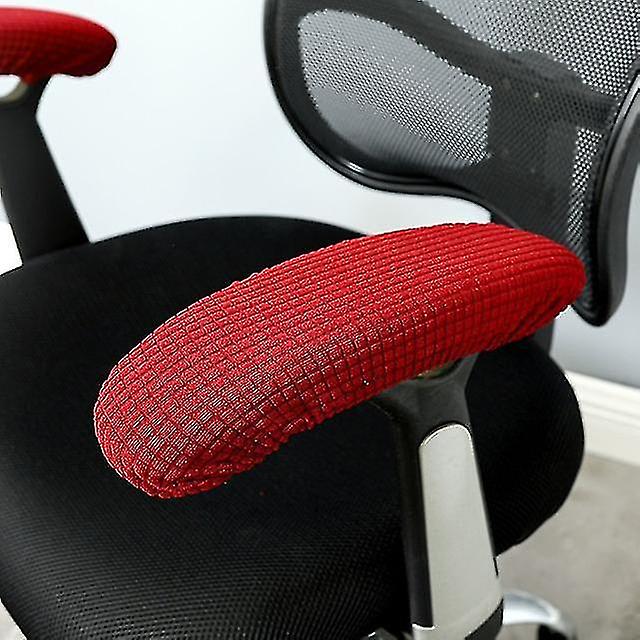 2pcs Chair Armrest Pads For Home Or Office Chairs For Elbow Relief Polyester Armrest Gloves Slip Proof Sleeve Pack Chair Cover