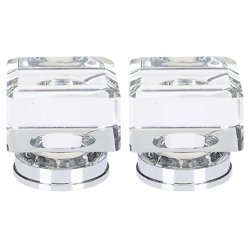 2pcs Crystal Clear Dresser Knobs