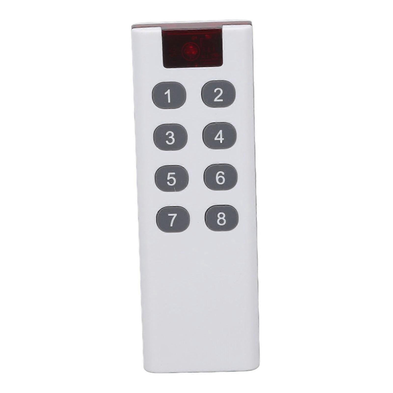 433MHZ Universal Wireless Learning Code Digital Remote Controller Transmitter High Power 1000m Remote Control 8 Keys 