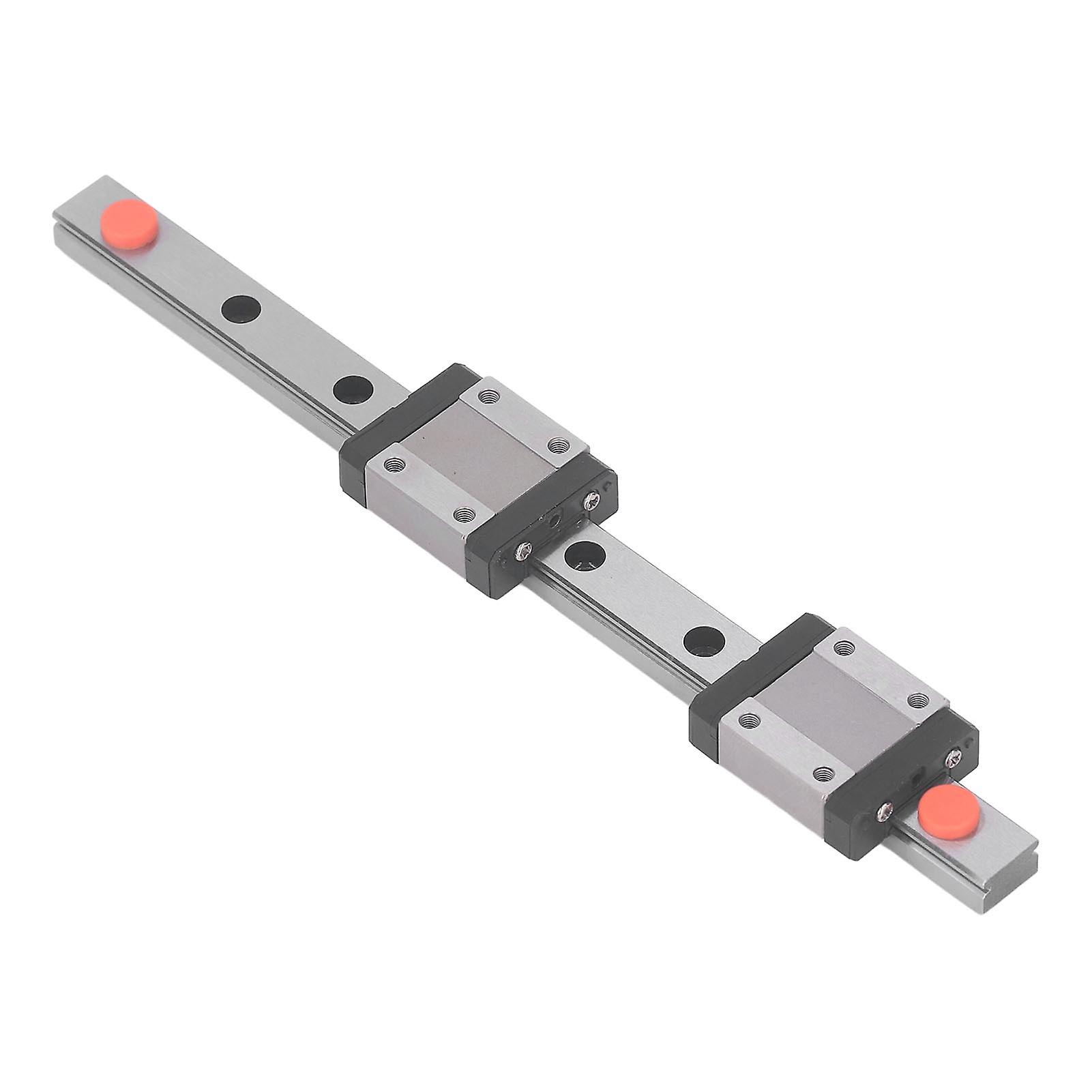 Linear Guide Rail Miniature Linear Bearing Slider Kit MGN12C with 2pcs Slide Block for 3D Printers and CNC Parts 100mm / 3.94in 