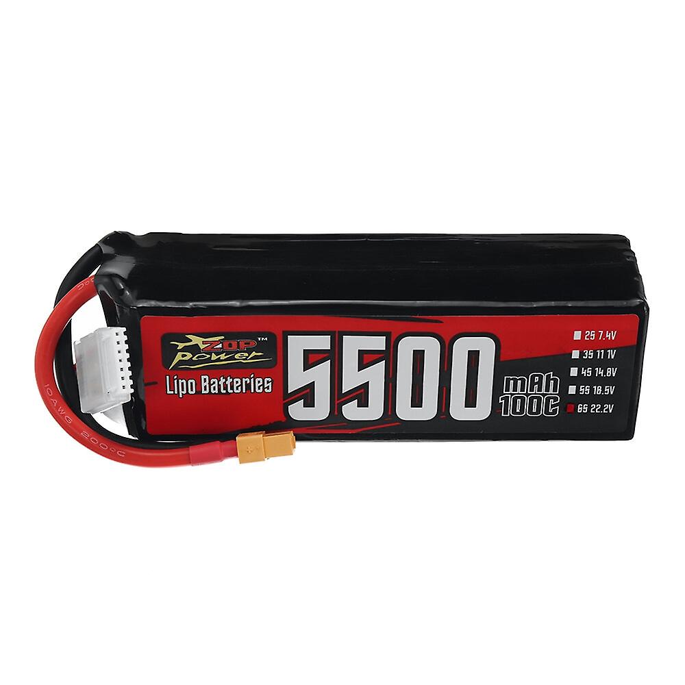 ZOP電源22.2V 5500mAh 100C 6S 122.1Wh LiPoバッテリーXT60RCドローン用プラグ