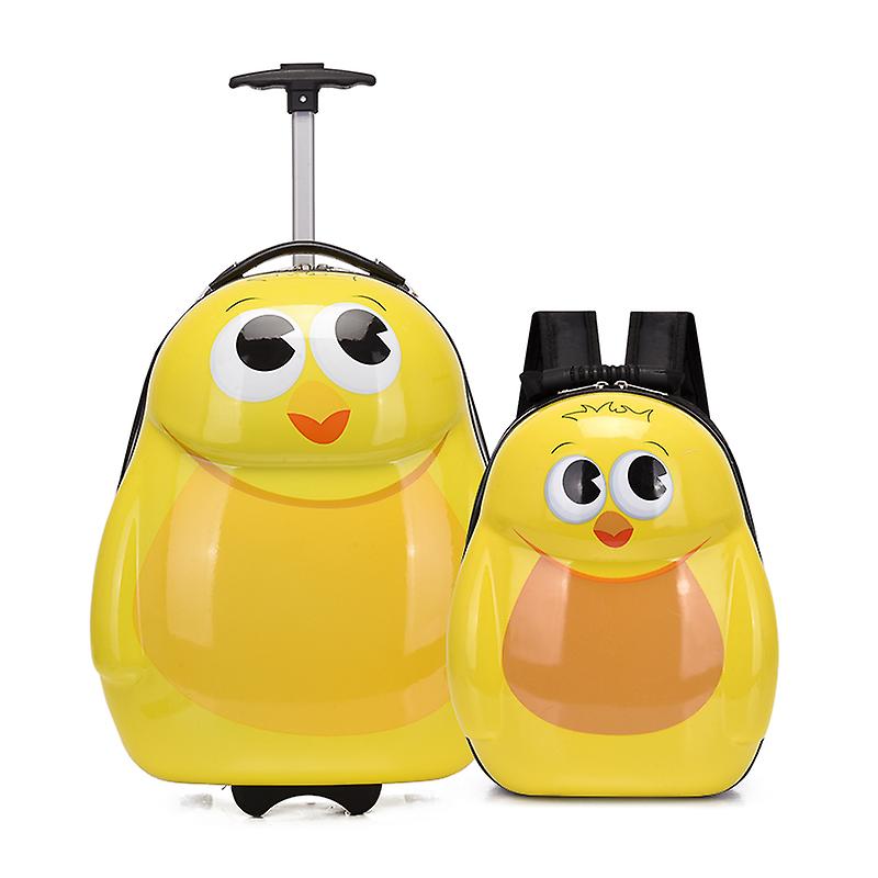 Redkid Cartone animato per bambini valigia su ruote carrello da viaggio borsa da viaggio borse da viaggio per bambini regalo bagaglio rolling 16 ''...