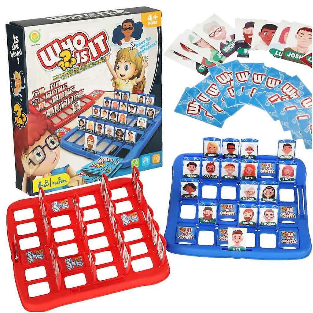 Guess who? Board + Card Memory Game