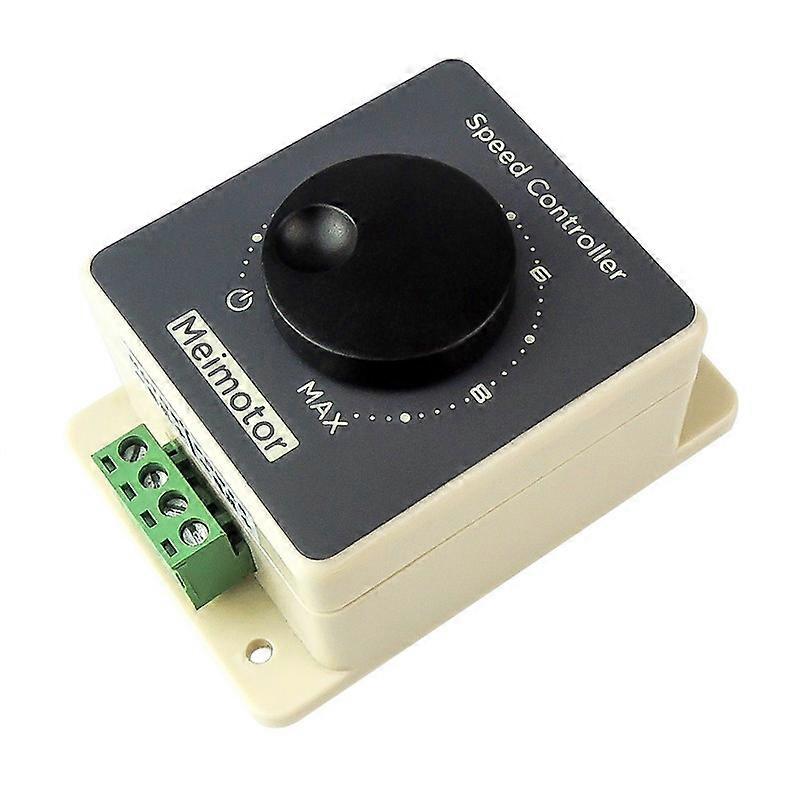 12V Motor Speed Controller, PWM Motor Speed Controller Pulse Width Modulator DC10-60V 20A Waterproof Shell 885940mm