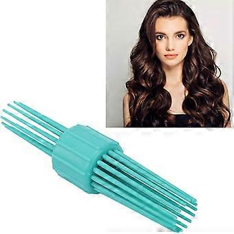 Styler für lockiges Haar, lockiges Haarzubehör, Haarlockenrolle, Kamm rutschfest tragbare sanfte Locken Multi Tooth Haarstyling Lockenwickler Kamm
