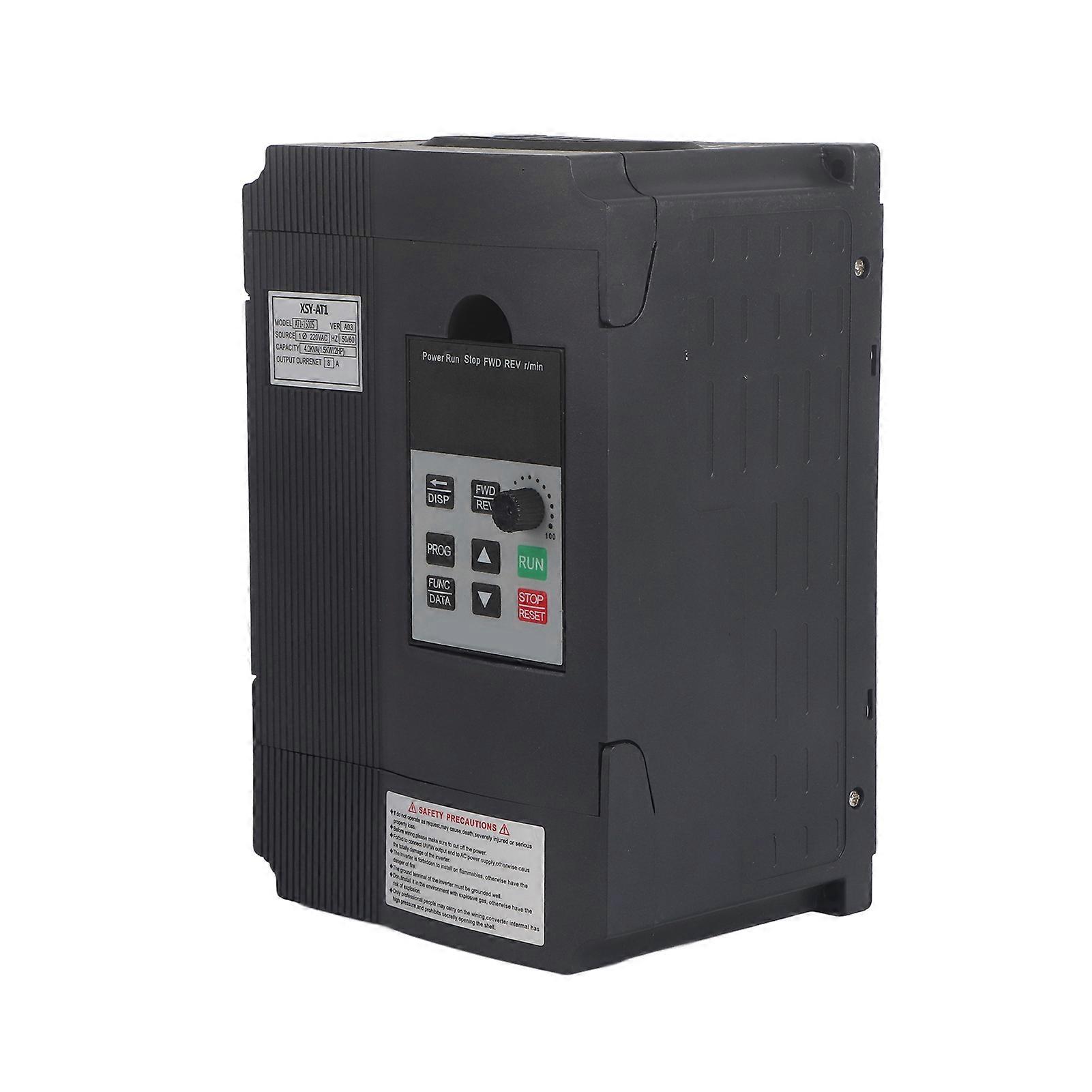220v Single Phase Variable Frequency Drive Vfd Speed Controller For 3 Phase 1.5kw Ac Motor