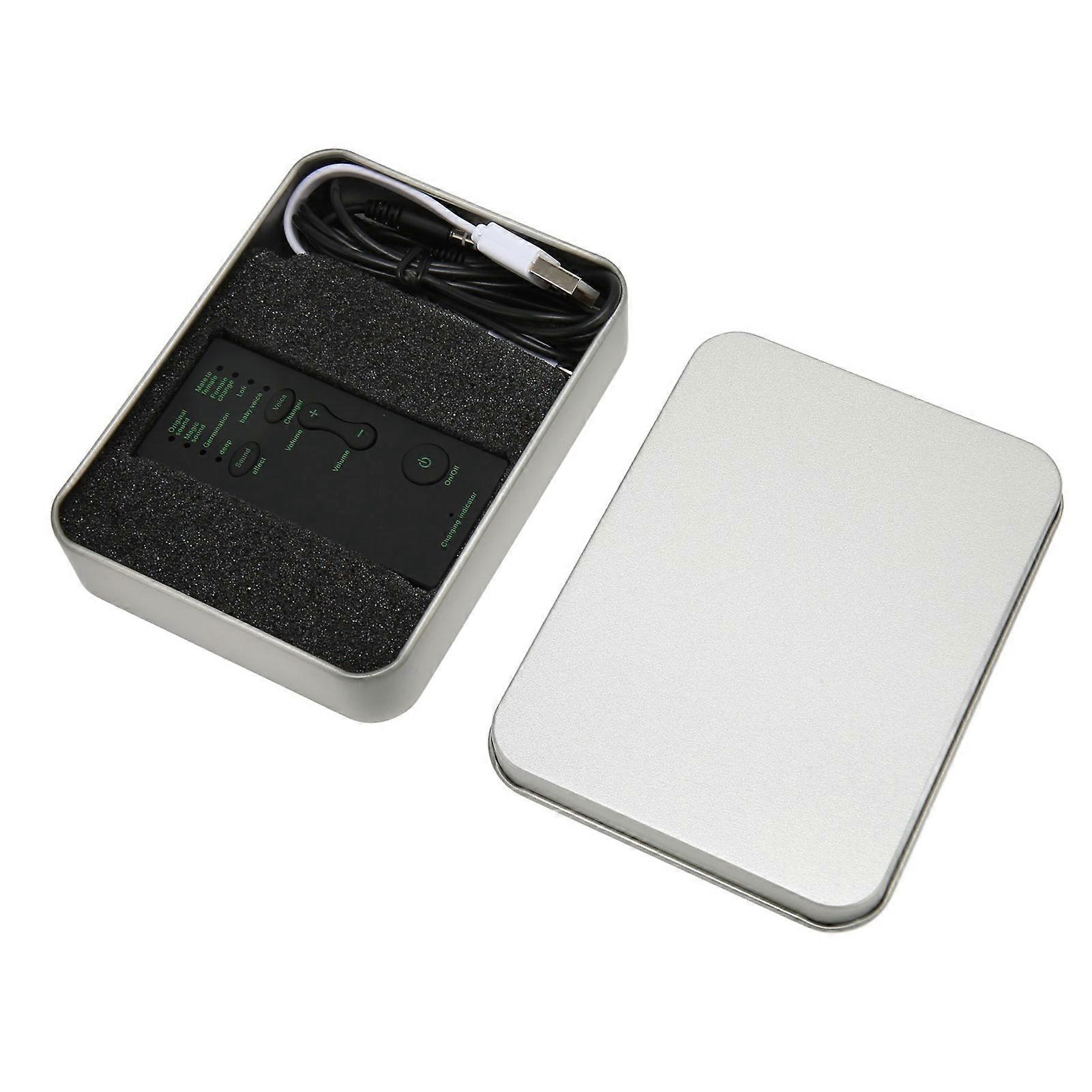 Voice Changer Portable Handheld 7 Modes Sound Card Voice Changer for Game Console PC Phone Laptop