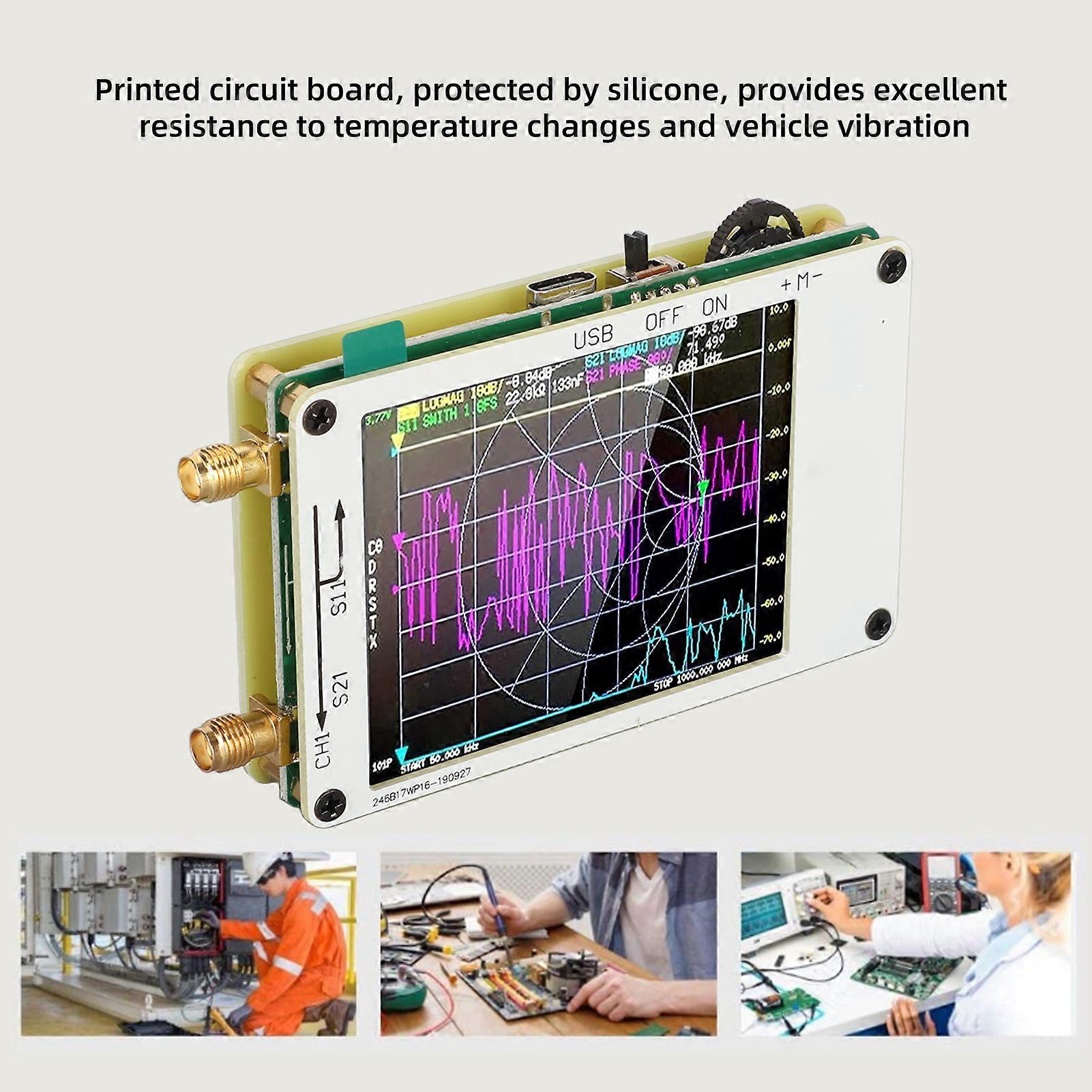 2,8-Zoll-TFT-Bildschirm-Display-Vektor-Net-Analysator MF HF VHF UHF-Antennen-Analysator 300Hz?50KHz