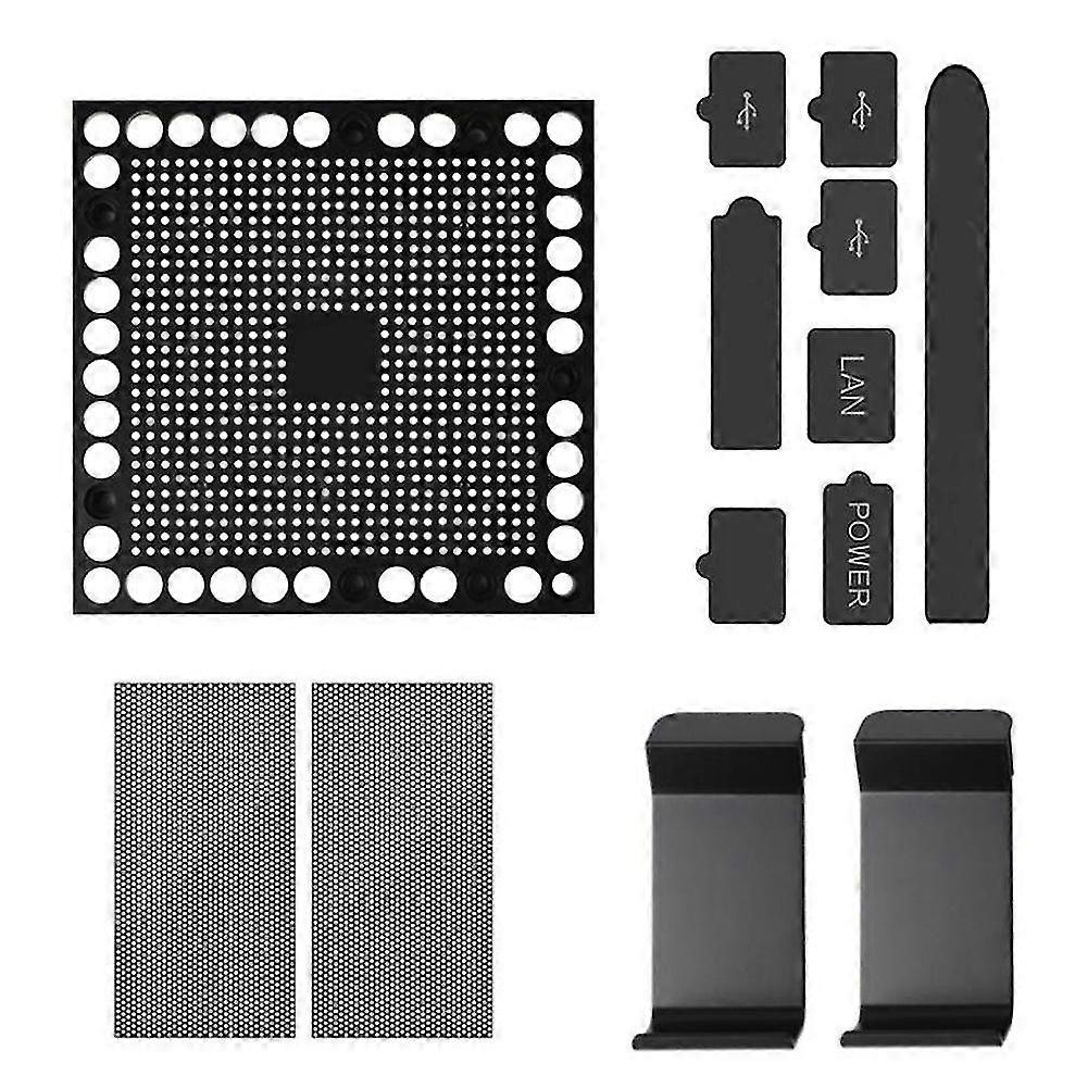 Dust Proof Mesh Filter Jack Stopper Kit Cover For Series X Game Console Plastic Accessories Plugs P