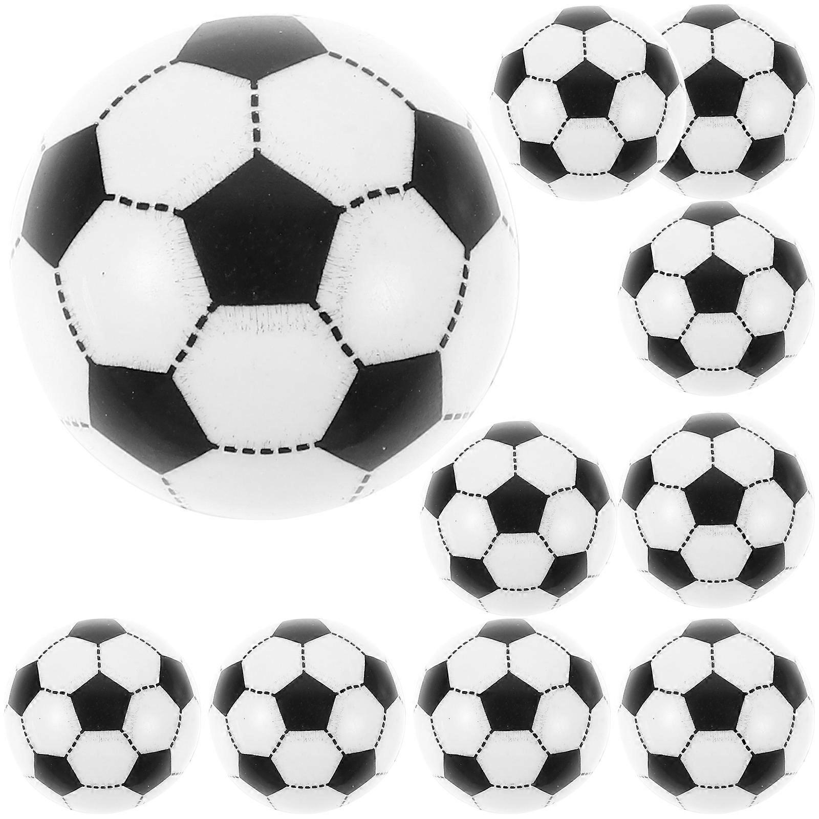 10pcs Foosball Balls Table Soccer Balls Tabletop Game Mini Foosball Accessory Replacements