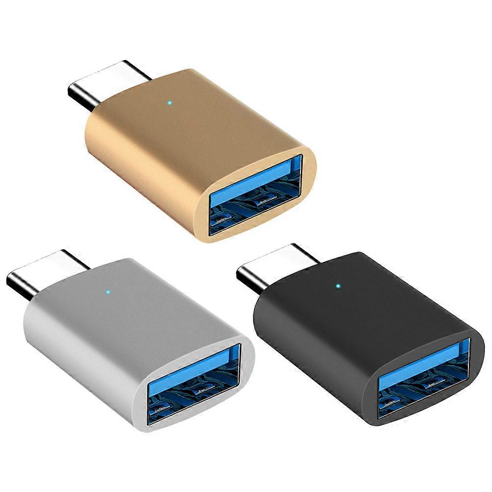 3Pcs Type C To USB 3.0 Adapter Type C Adapter USB Converter USB Transfer Tool Type C Adapter