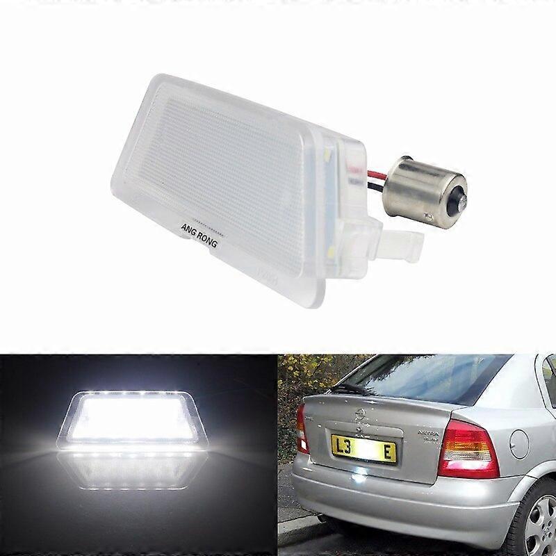 ANGRONG 1x Rear LED License Number Plate Light For Vauxhall Opel Astra G MK4 HB Saloon 98-04 Motor Vehicle Lighting