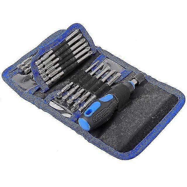 24 In 1 Extended Screwdriver Bit Set Cr-v 1/4" Multi-function Phillips Hex Torx Electric Screwdriver With