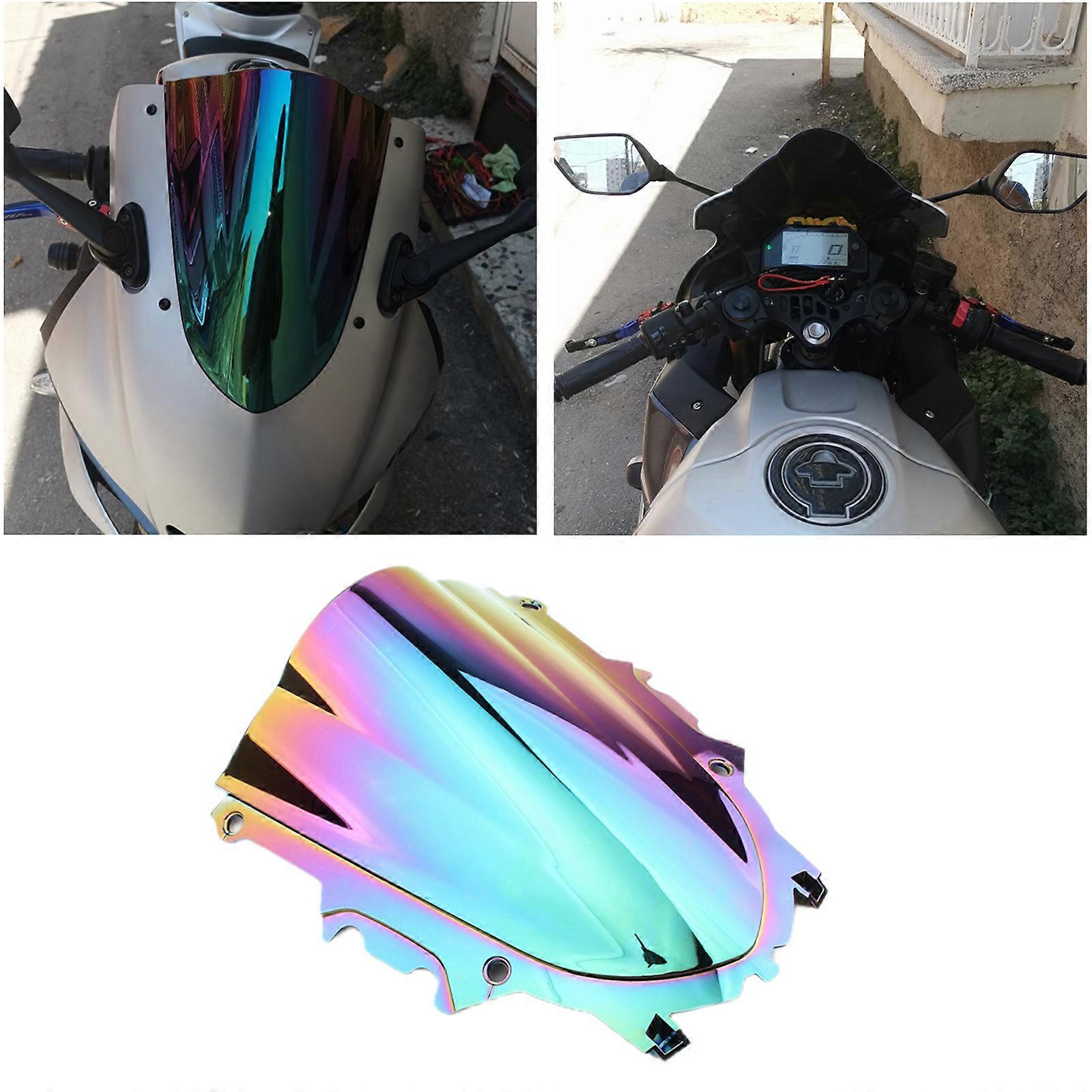 Universal Motorcycle Wind Deflector - Transparent Small Fairing Wind Spoiler For Reduced Noise & Better Comfort