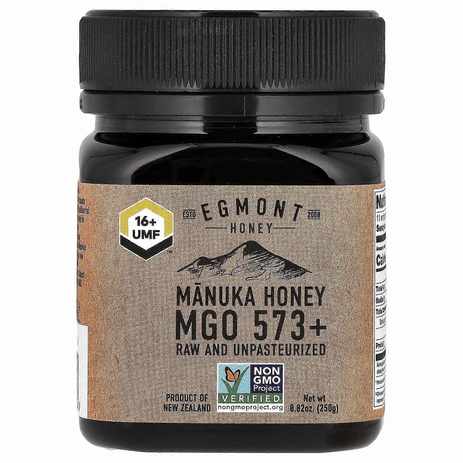 Egmont Honey, Manuka Honey, Raw And Unpasteurized, UMF 16+, MGO 573+, 8.82 oz (250 g)