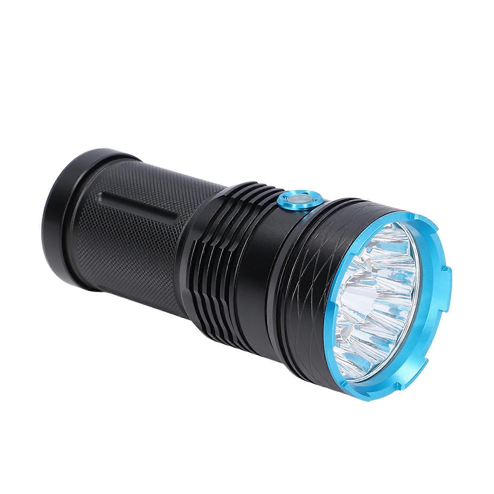LED Flashlight Super Bright Long Range Outdoor Waterproof Flash Light 3 Lighting Modes 8000LM