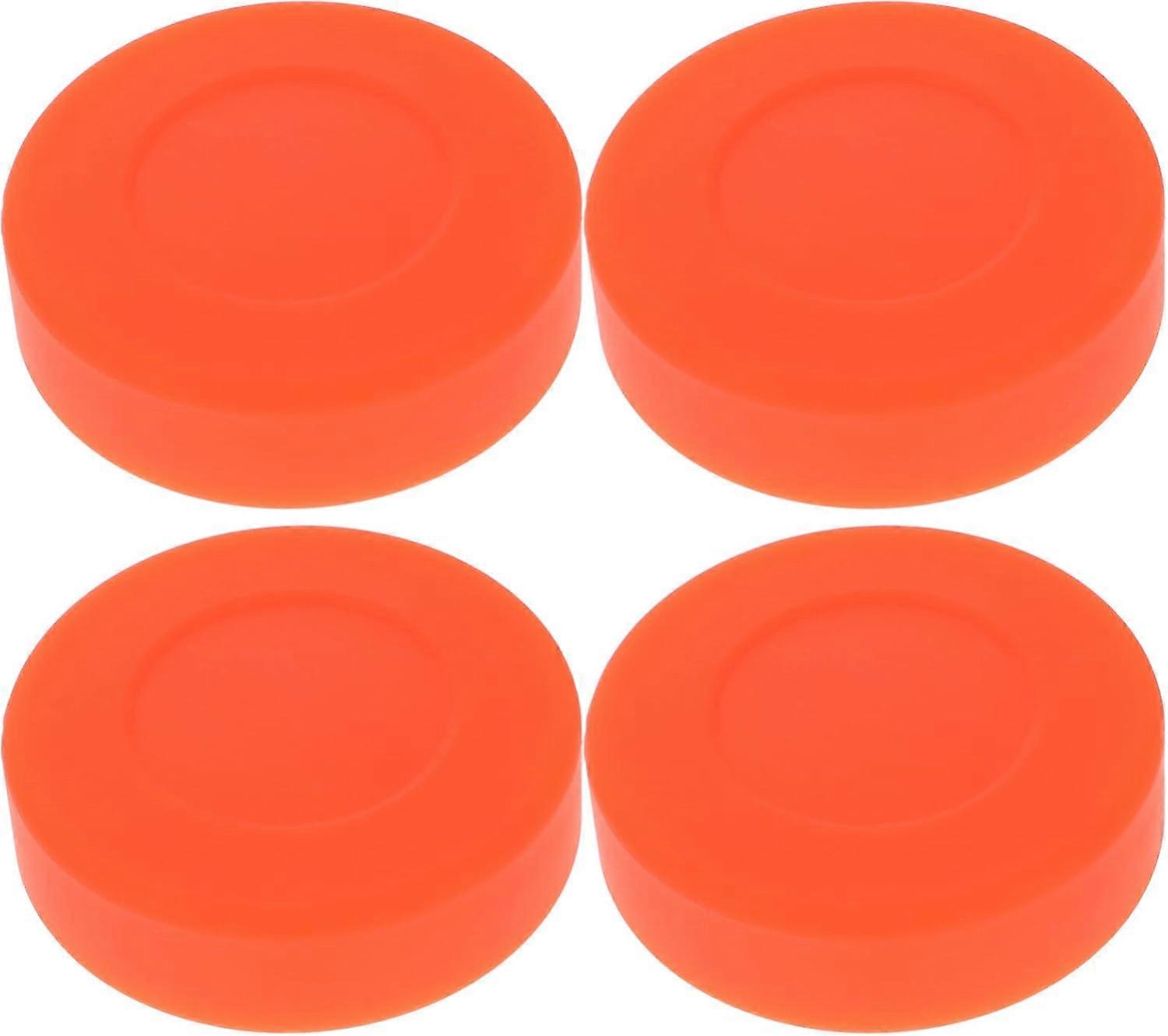 Practice Hockey Pucks 4 Pack Durable Rubber Training Pucks For Street Hockey Practice and Classic Training Pucks