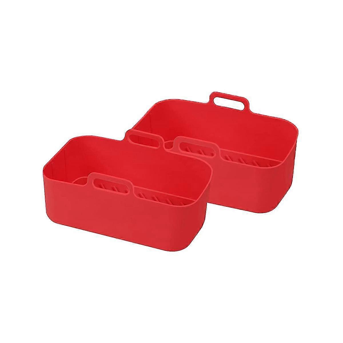 Silicone Liners, Silicone Pot Reusable Liners For Ninja Dual Dz201 Dualzone, ,red