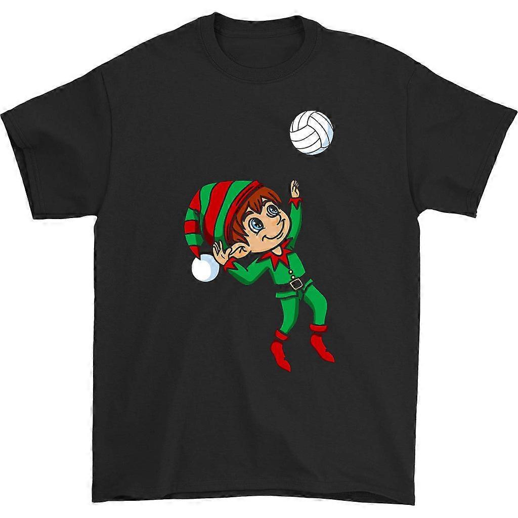 Elf Voleybol Oynayan Tişört