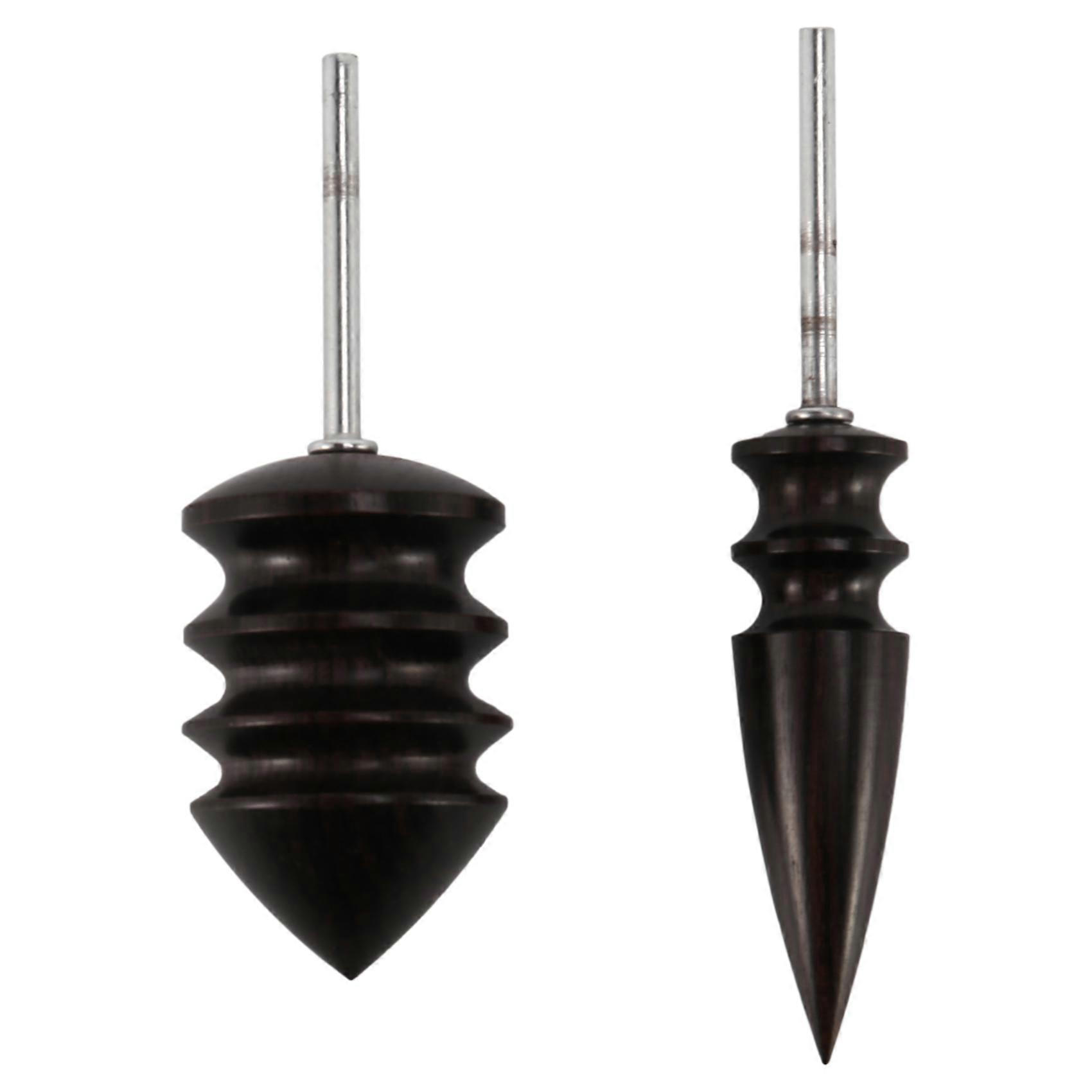 Pointed Tip Leather Burnisher leather Slicker Tool Drill Sets-1/8inch (3mm) For Tools (2Pcs)