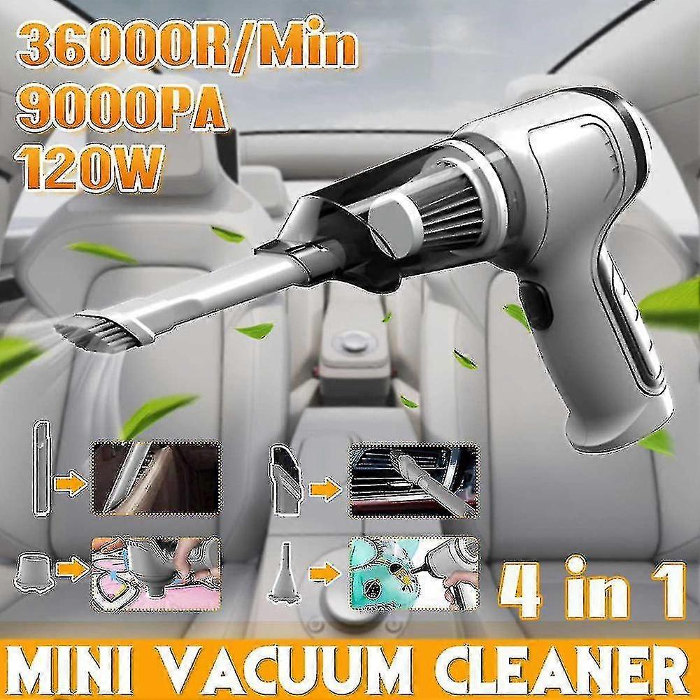 120w Cordless Air Blower Handheld Portable Air Duster Mini 9000pa