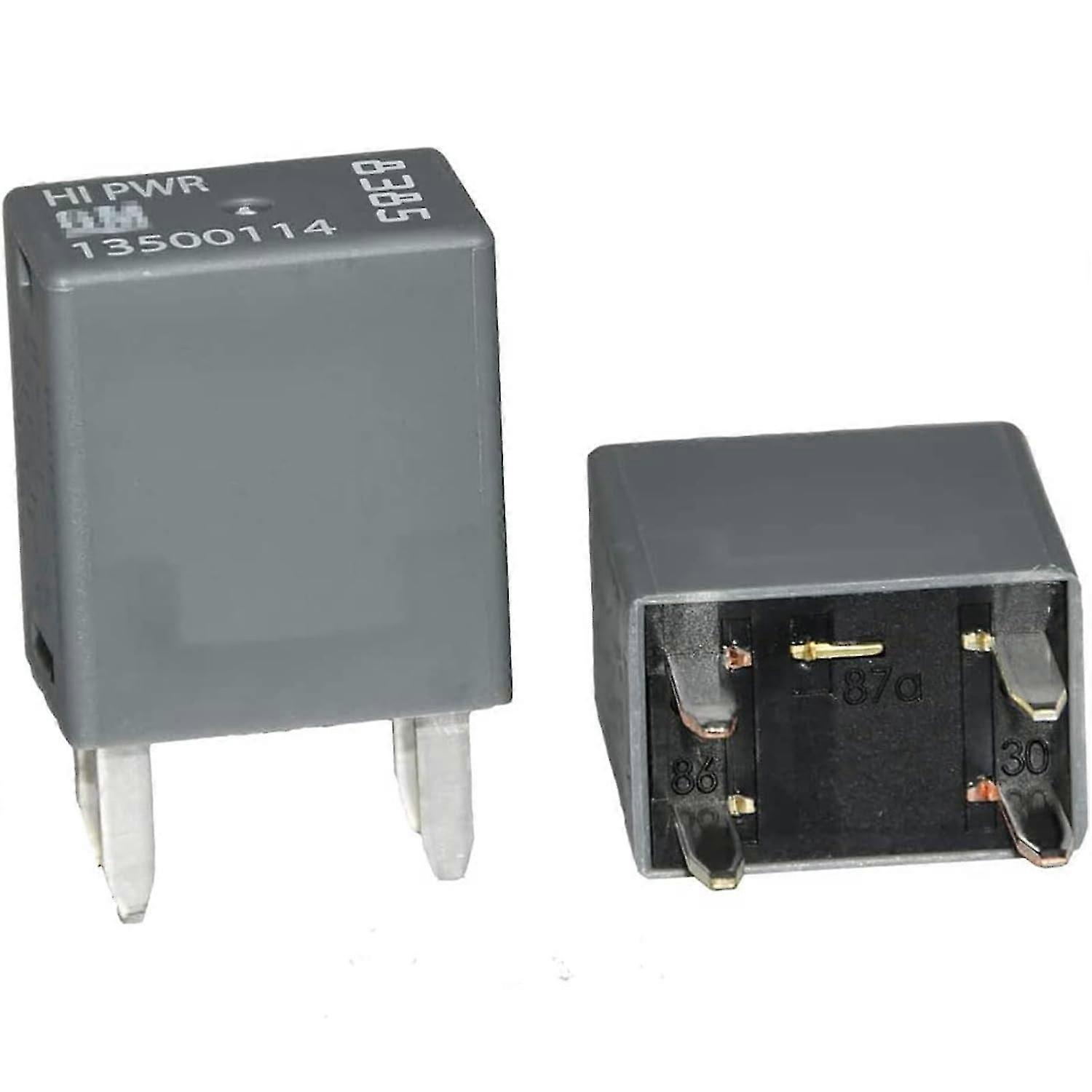 2 Pack High Power 4 Pin Fuse Box Relay - Compatible For Gm (part #13500114/8385)-Good quality