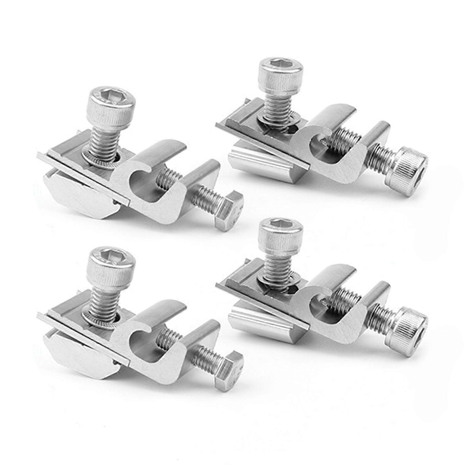 Solar Panel Grounding Clips - Standard Grounding Lug for PV Mounting Systems, 4/10 Pack