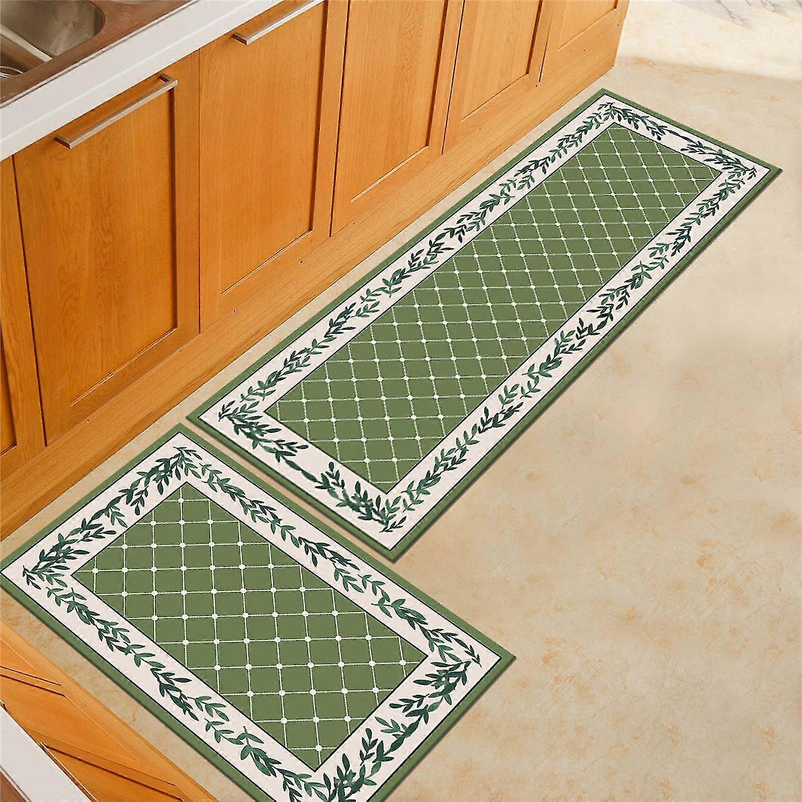 Geometry Abstract Strip Kitchen Slip Floor Mat