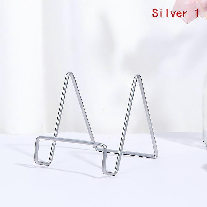 Iron Art Display Stand Dish Rack Plate Bowl Picture Frame Book Holder Home Decor