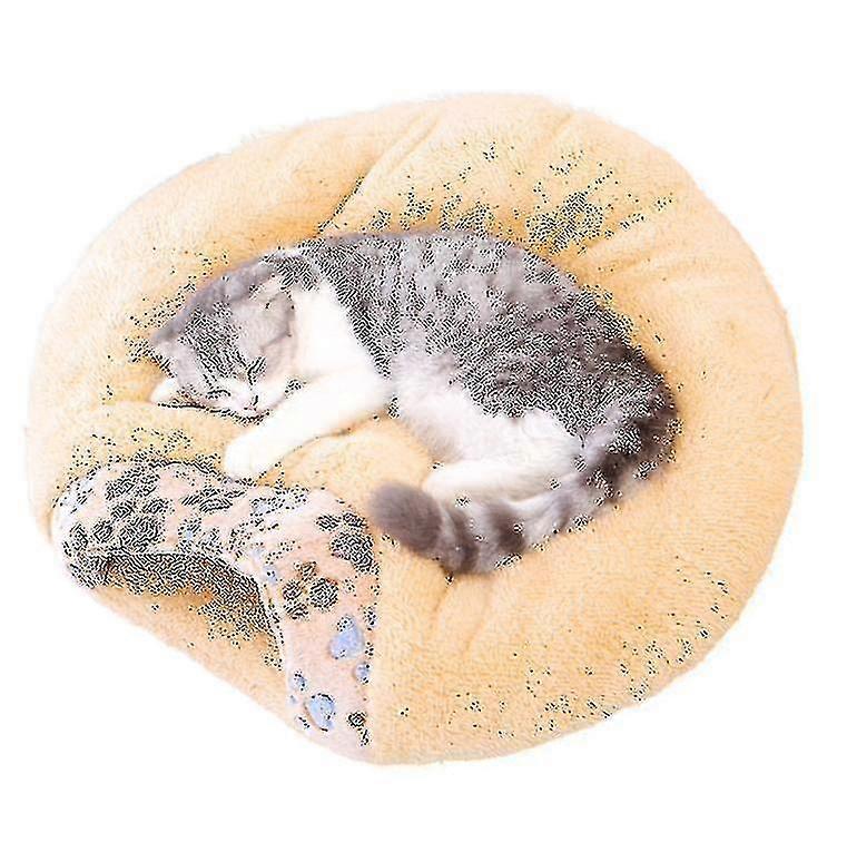Soft Warm Fluffy Washable Pet Bed With Cute Ears And Tail