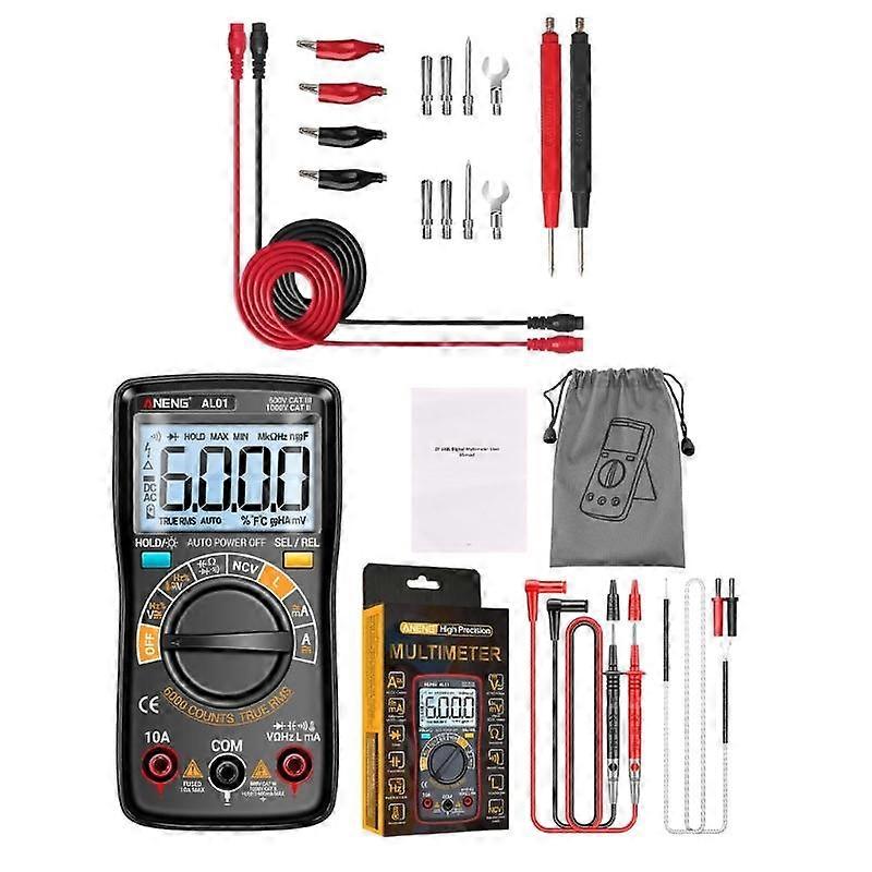 ANENG 6000 Count Meter Ohmmeter Digital Multimeter Voltage Tester